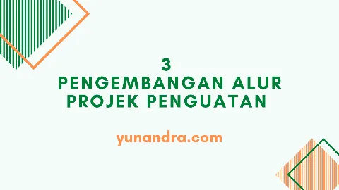 Pengembangan Alur Projek Penguatan Profil Pelajar Pancasila pada Kurikulum Merdeka YunandraCom