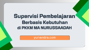 Supervisi Pembelajaran Berbasis Kebutuhan di PKKM MA Nurussaadah Poltangan