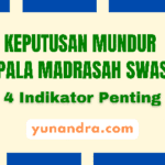 Mundur Kepala Madrasah Swasta 4 Indikator Penting