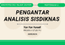 Analisis Sisdiknas: Sebuah Pengantar Kuliah Perdana
