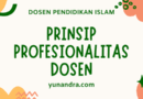 Prinsip Profesionalitas