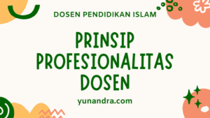 Prinsip Profesionalitas