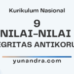 nilai Integritas antikorupsi pendidikan di sekolah