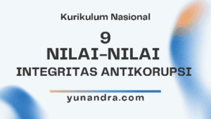 nilai Integritas antikorupsi pendidikan di sekolah
