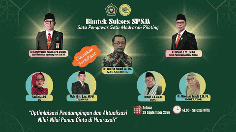 Bimtek Pokjawas Sulawesi Selatan satu pengawas satu madrasah