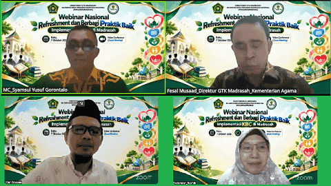 Penanaman Nilai Spiritual KBC Melalui Piket Kelas di Webinar Pokjawasnas